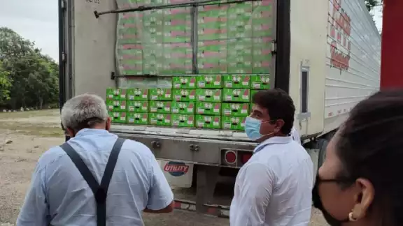 Este fin de semana se dio el banderazo del embarque para la exportación Este fin de semana se dio el banderazo del embarque para la exportación