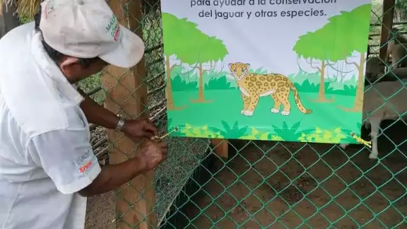 Las autoridades poyaron a dos productores de esa localidad de la Zona Maya de Quintana Roo, para la construcción de corrales reforzados Las autoridades poyaron a dos productores de esa localidad de la Zona Maya de Quintana Roo, para la construcción de corrales reforzados