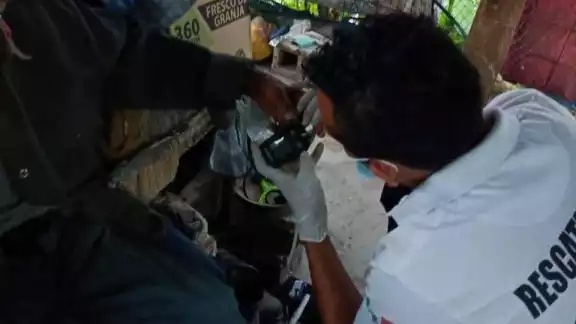 El abuelito refirió no recordar si tiene o no hijos o familiares a quienes dar aviso de su situación