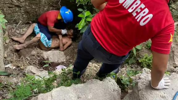 Durante tres días intentó salir por sus propios medios, pero no lo consiguió porque sufría mucho dolor
