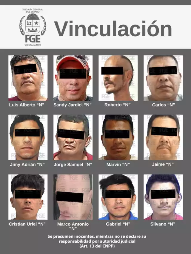 Las víctimas fueron identificadas como parejas, exparejas sentimentales y progenitores de los detenidos.