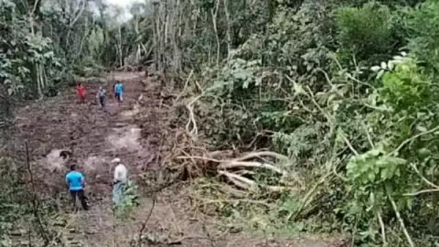 Es en estos trabajos que se hizo el descubrimiento
