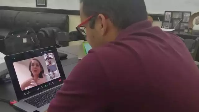 La sesión fue de manera virtual