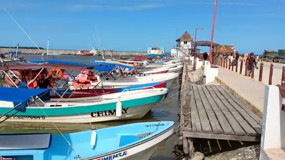 Tanto en Chiquilá como Holbox, el descenso en la temperatura ahuyentó a los turistas