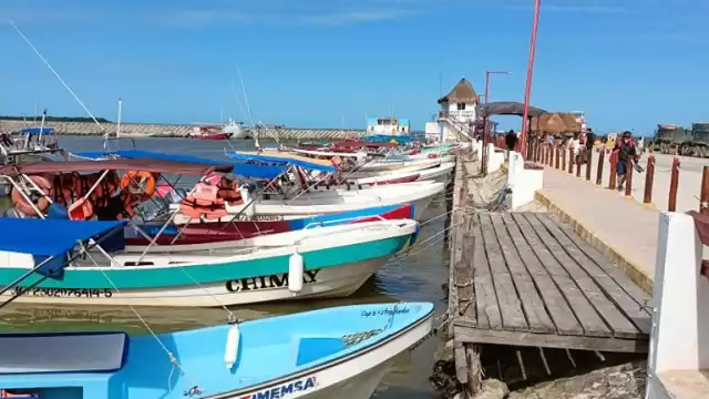 Tanto en Chiquilá como Holbox, el descenso en la temperatura ahuyentó a los turistas