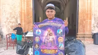 Víctor Ek inicia su recorrido en bicicleta con destino a Sinaloa como parte de su promesa a la Virgen