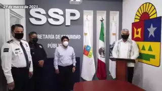 Víctor Mas Tah, reiteró que colaborará con el gobierno estatal para mejorar las condiciones de seguridad