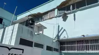 Suspenden clases en una escuela de Progreso tras un derrumbe 