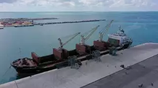 El barco llegó al puerto de Proyecto, Yucatán, este miércoles, según informó Fonatur