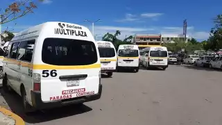 Operativo a transporte público en Chetumal