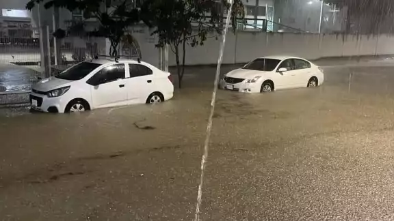 Las lluvias duraron cerca de cuatro horas Las lluvias duraron cerca de cuatro horas