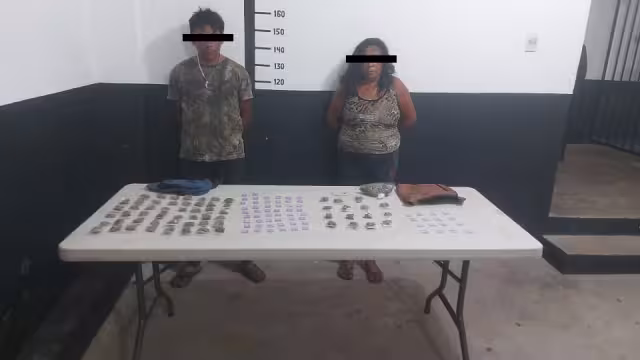 Una denuncia anónima a la Policía Municipal de Tizimín por venta de drogas dio con la detención de dos personas