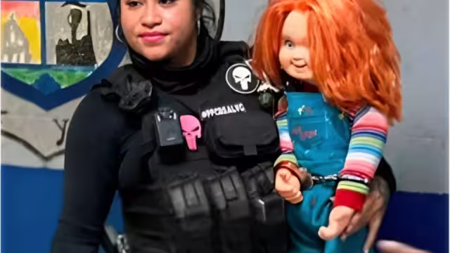 El muñeco de Chucky quedó en evidencia