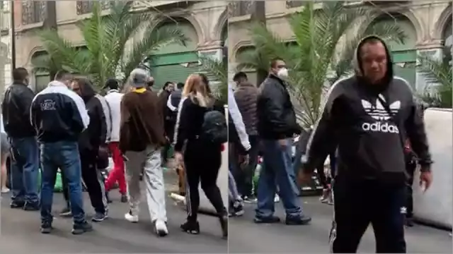 Varias personas resultaron heridas derivado de una riña en la colonia Juárez de la Ciudad de México por el desalojo de indígenas mazahuas
