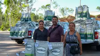 Casi mil 700 familias en más de 140 comunidades del sur del estado recibirán el apoyo