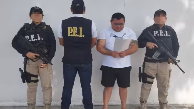 El detenido fue puesto a disposición de las autoridades estatales en Yucatán