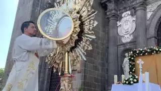 Inicia fiesta de Corpus Christi en Hunucmá tras haberse suspendido por el COVID-19