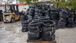 El Centro de Acopio de Cozumel indicó que en sólo 2 meses, recogieron 3 mil llantas en colonias de la isla