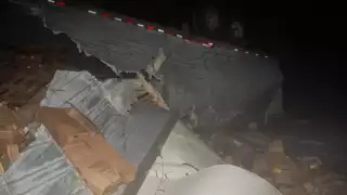 La rapiña no se hizo esperar tras la volcadura