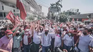 La marcha fue exclusivamente en contra del INE