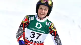 Sarah Schleper hace historia en el esquí alpino. Foto: JOI