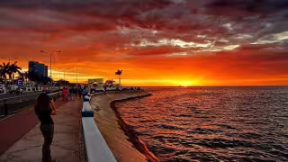 Prepara la cámara: Polvo del Sahara dejará atardeceres espectaculares en Campeche este fin de semana