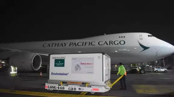 Este es el avión que trajo el embarque