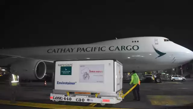 Este es el avión que trajo el embarque