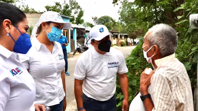 Pili Santos estuvo de visita en Buctzotz e Izamal en donde invitó a los habitantes a votar este 6 de junio