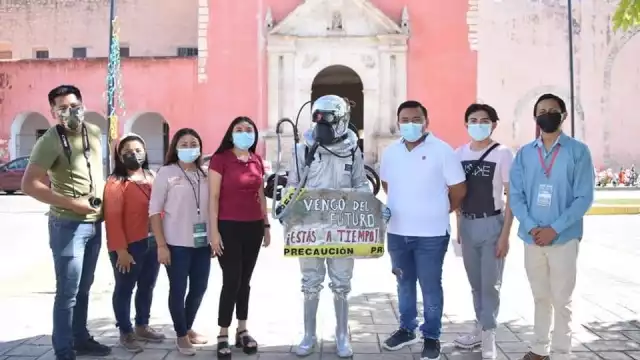 La actividad la realizó una brigada de transformación del Tren Maya