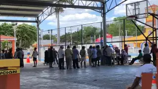 En el evento se repartió comida a los asistentes