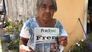Martina Canché contó a Por Esto! que sus sobrinos le ayudan a estar informada sobre los otros pueblos de Yucatán
