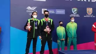 El dupla mexicana consiguió la ventaja en el primer set por parcial de 11-6