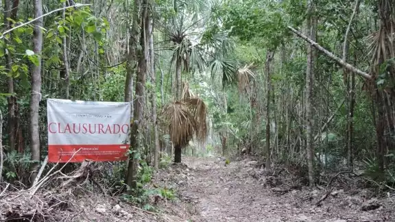 Ejidatarios alertaron sobre la construcción de "Cabañas Ecológicas" (Abraham Cohuó) Ejidatarios alertaron sobre la construcción de "Cabañas Ecológicas" (Abraham Cohuó)