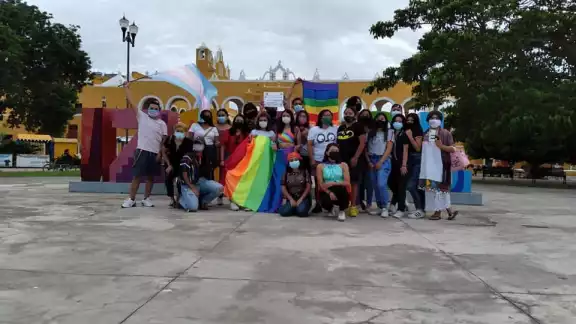 El evento se realizo durante el ultimo día del mes del Orgullo Gay