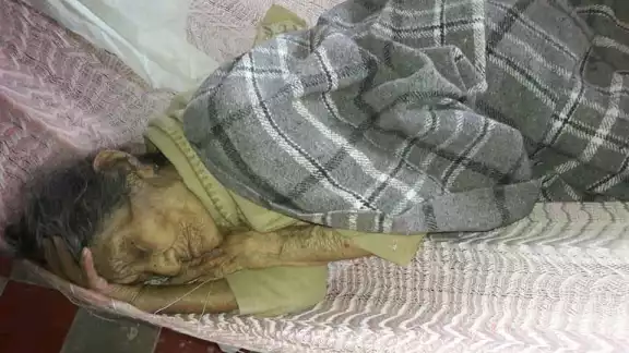 En el predio habita una mujer de 98 años En el predio habita una mujer de 98 años