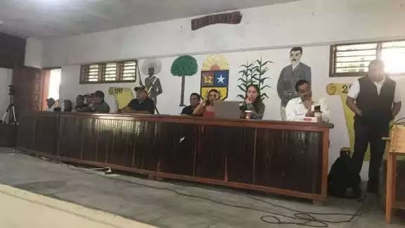 El personal de Fonatur les había informado que la estación estaría cerca de su comunidad, pero ya no será así El personal de Fonatur les había informado que la estación estaría cerca de su comunidad, pero ya no será así