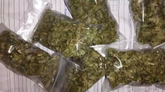 Tenía seis paquetes de presunta marihuana