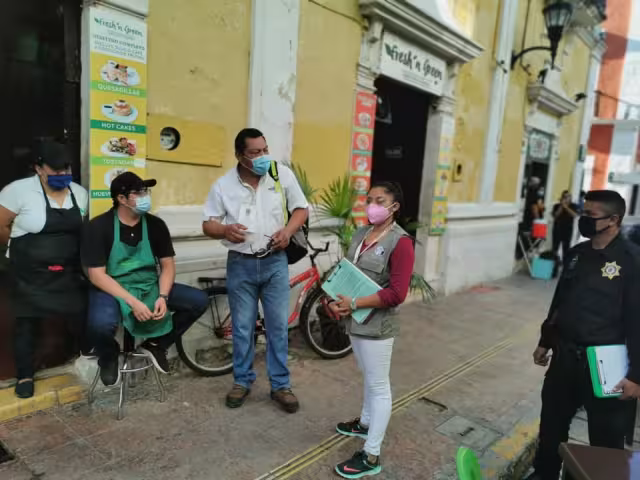 Hicieron acciones en calle 59