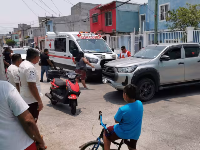 La camioneta no respetó su alto correspondiente