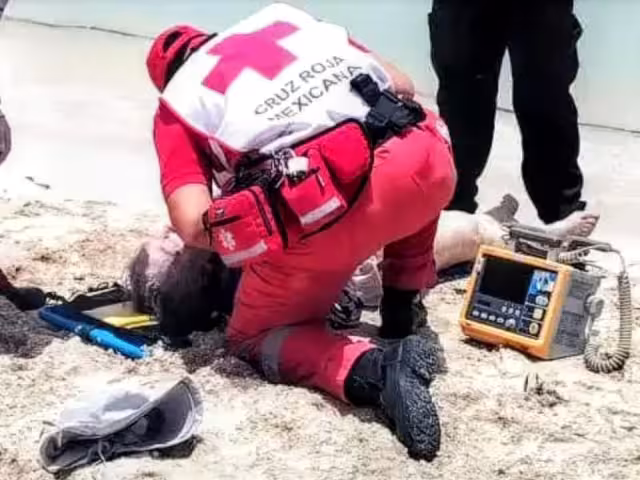 En el lugar, se detectaron las llamadas de auxilio que hacía agitando los brazos de la visitante 