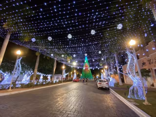 Las luces navideñas de Mérida serán encendidas este miércoles