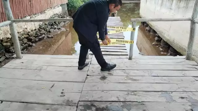 El fuerte 'Norte' causó el colapso del sendero de Punta Morena en San Felipe