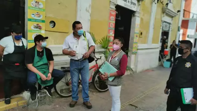 Hicieron acciones en calle 59