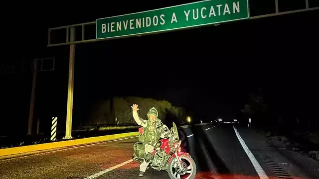 Los Bikers llegan a Mérida para participar en un rally de resistencia