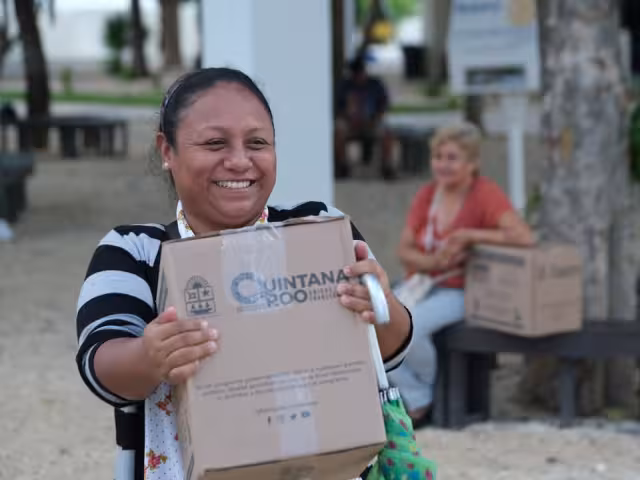 La entrega del apoyo alimentario finaliza a las 17:00 horas