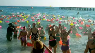 “El Cruce” dio inicio su 20 edición en Playa Caracol con la participación de la campeona olímpica Sharon Van Rouwendaal