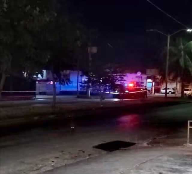 El reporte de la persona lesionada provocó una amplia movilización en la zona, de elementos de la Policía Quintana Roo