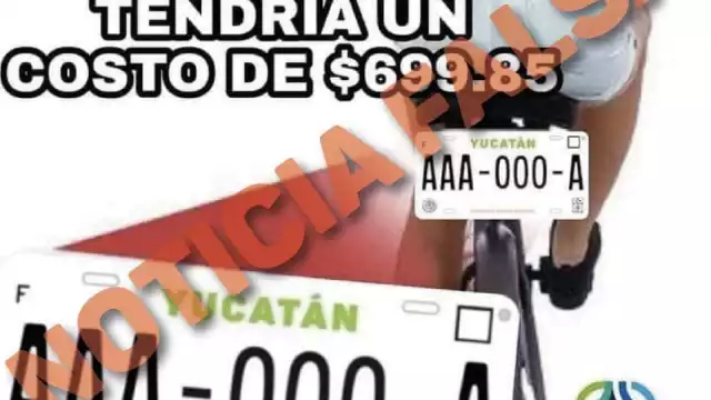Secretaría de Seguridad de Yucatán desmiente información sobre placas para biciletas y patinetas