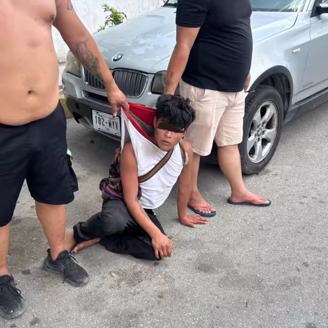 Debido a la tardía respuesta de las autoridades, optaron por actuar y detenerlo